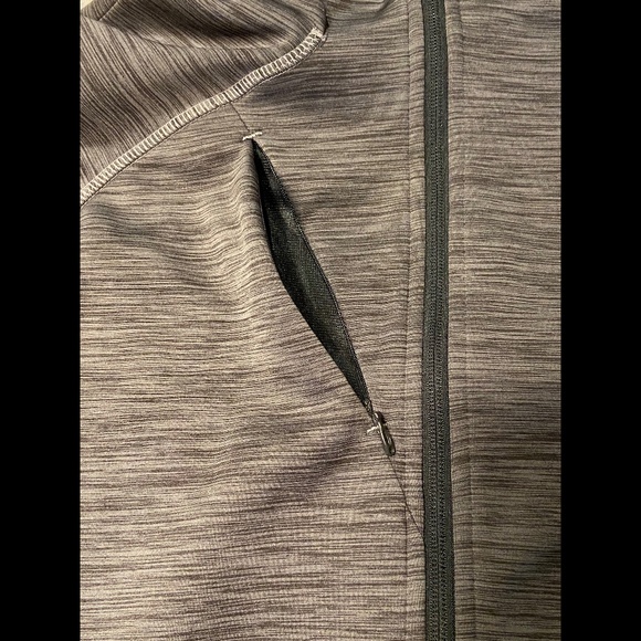 North End Sport Jacket Men’s L Gray Full Zip PIZZA HUT Logo NWOT - Picture 8 of 14